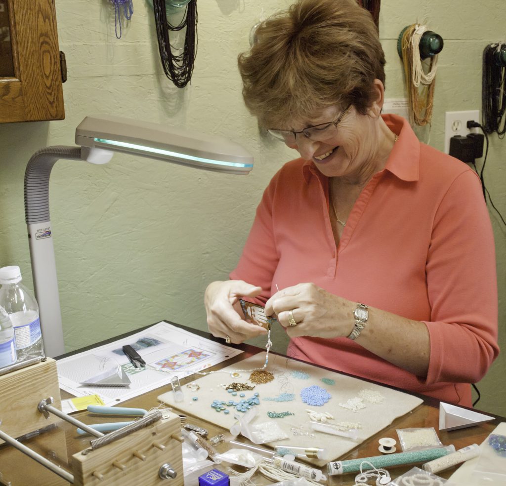 Beading at the Barn